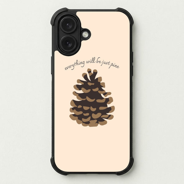 Everything Will Be Just Pine - Autumn Phone Case — Bumper case