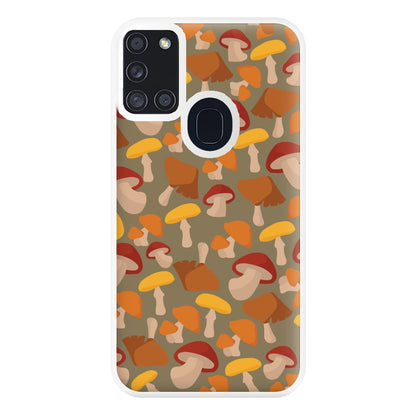 Mushroom Pattern - Autumn  Phone Case for Galaxy A21s