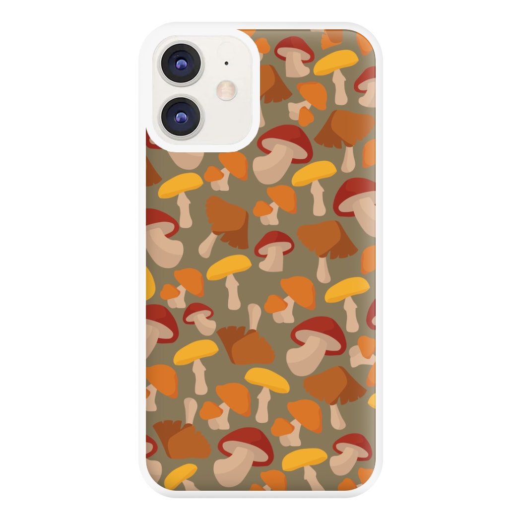 Mushroom Pattern - Autumn  Phone Case for iPhone 12 / 12 Pro