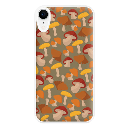 Mushroom Pattern - Autumn  Phone Case for iPhone XR