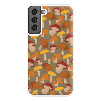 Mushroom Pattern - Autumn  Phone Case for Galaxy S21FE