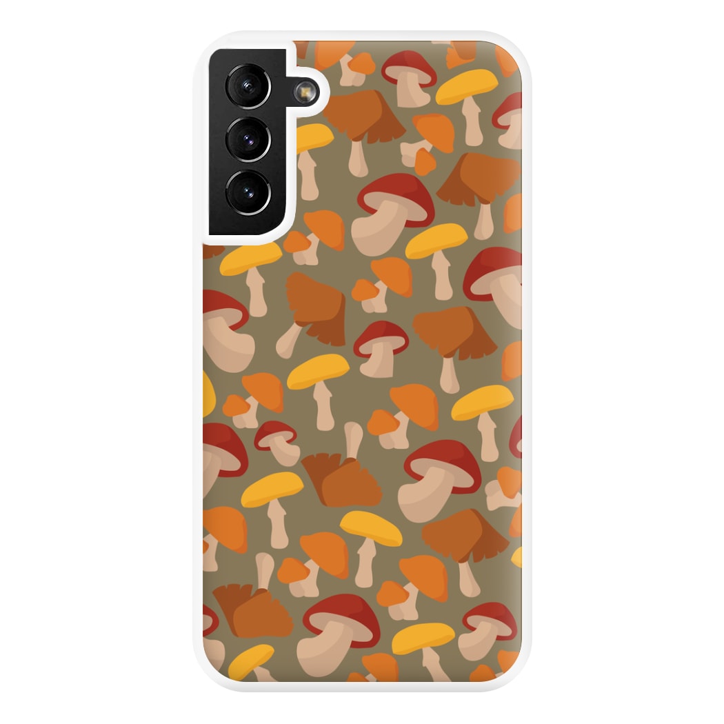 Mushroom Pattern - Autumn  Phone Case for Galaxy S21 Plus