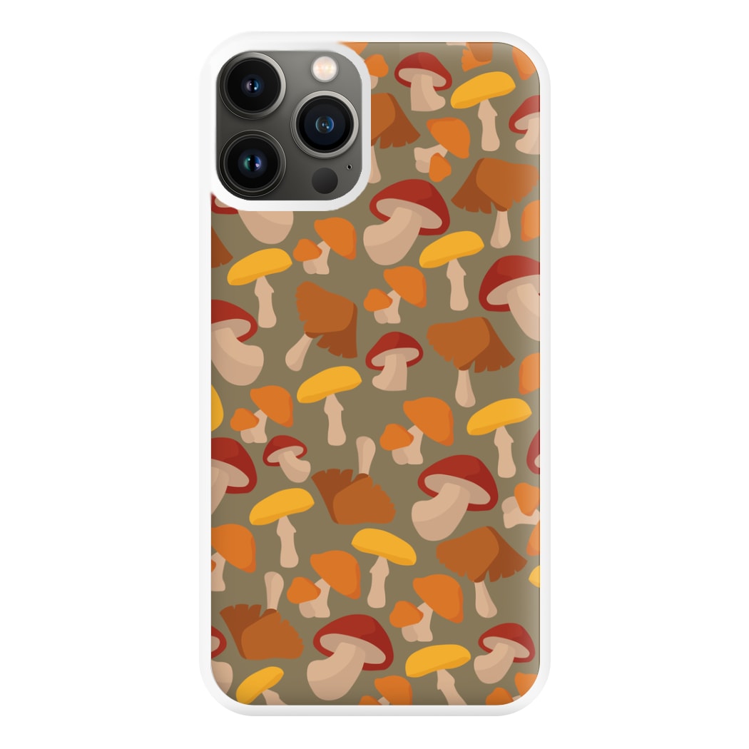 Mushroom Pattern - Autumn  Phone Case for iPhone 13 Pro Max