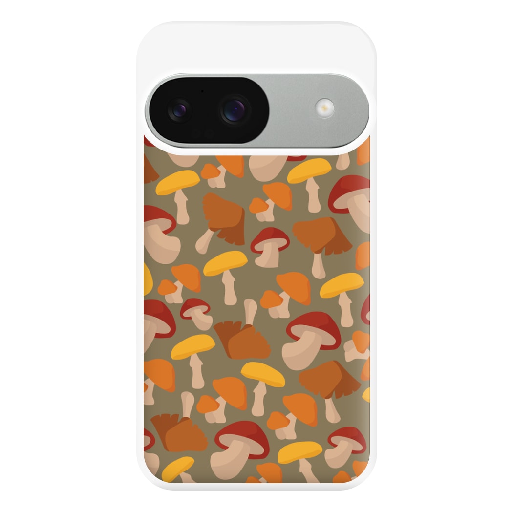 Mushroom Pattern - Autumn  Phone Case for Google Pixel 9 / 9 Pro