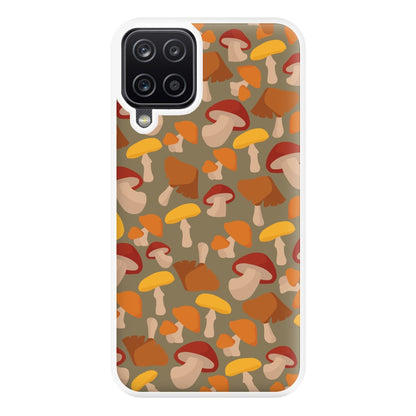 Mushroom Pattern - Autumn  Phone Case for Galaxy A12