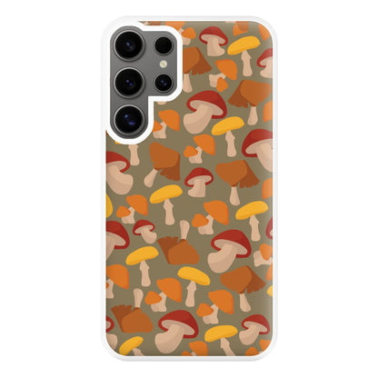 Mushroom Pattern - Autumn  Phone Case for Galaxy S24 Ultra