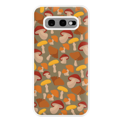 Mushroom Pattern - Autumn  Phone Case for Galaxy S10e