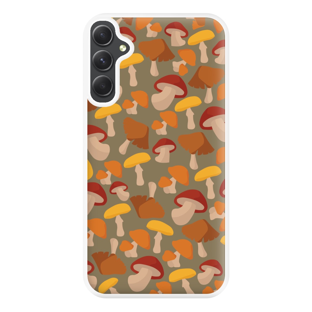 Mushroom Pattern - Autumn  Phone Case for Galaxy A14