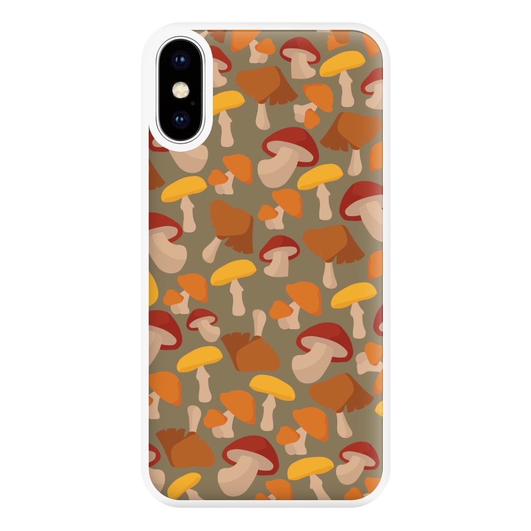 Mushroom Pattern - Autumn  Phone Case for iPhone XS Max