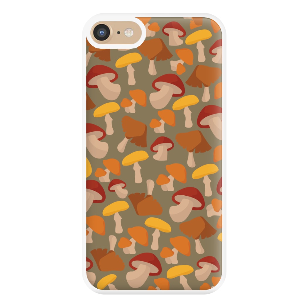 Mushroom Pattern - Autumn  Phone Case for iPhone 6 / 7 / 8 / SE