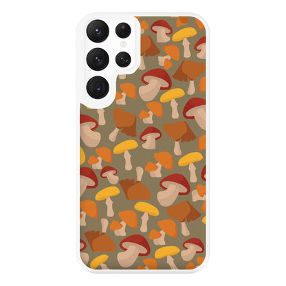 Mushroom Pattern - Autumn  Phone Case for Galaxy S22 Ultra