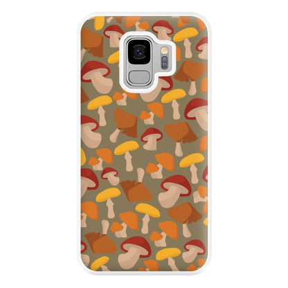 Mushroom Pattern - Autumn  Phone Case for Galaxy S9 Plus