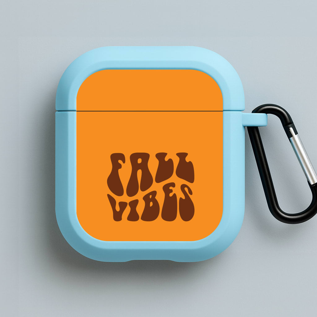 Fall Vibes Blue AirPods Case