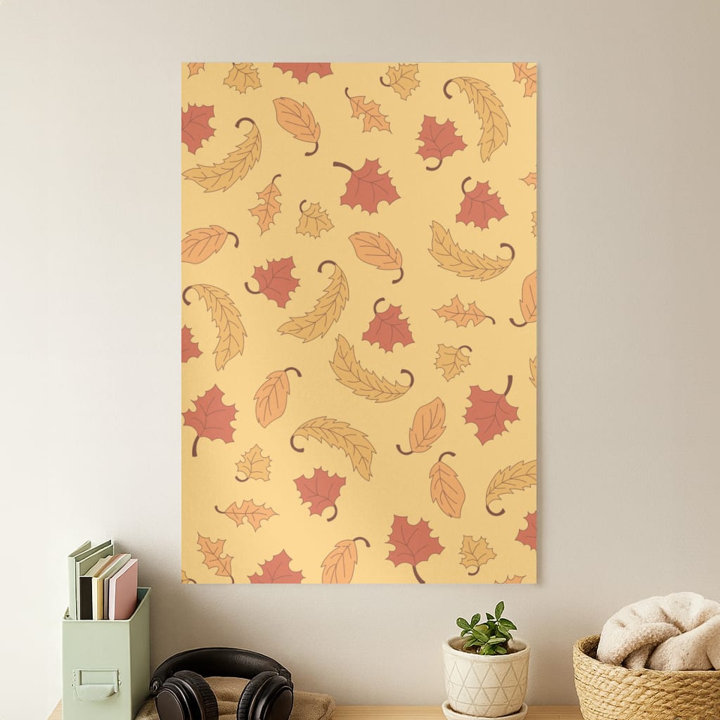 Leaves Assortment Pattern Poster