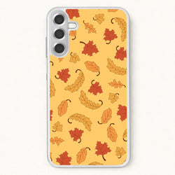 Leaves Assortment Pattern Phone Case for Galaxy A57