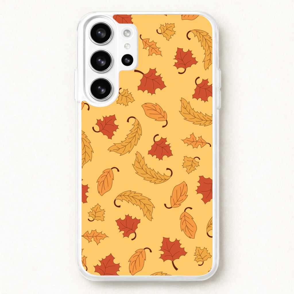 Leaves Assortment Pattern Phone Case for Galaxy S26 Ultra