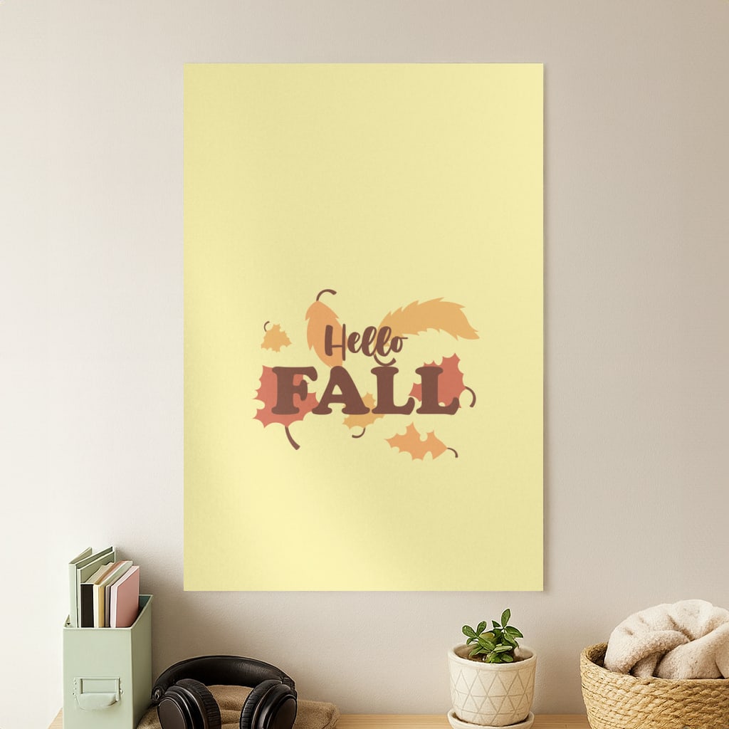 Hello Fall Poster