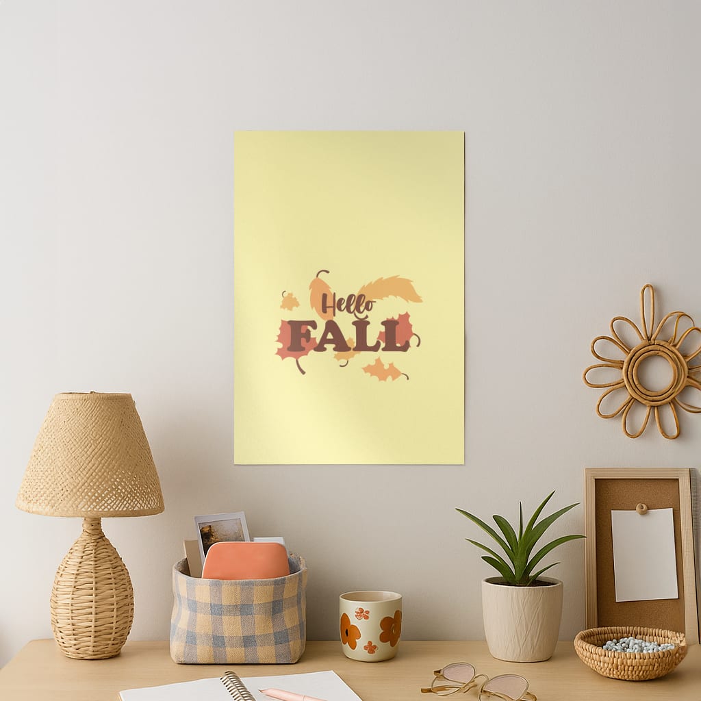 Hello Fall Art Print