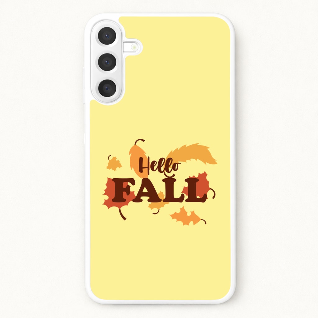 Hello Fall Phone Case for Galaxy A57