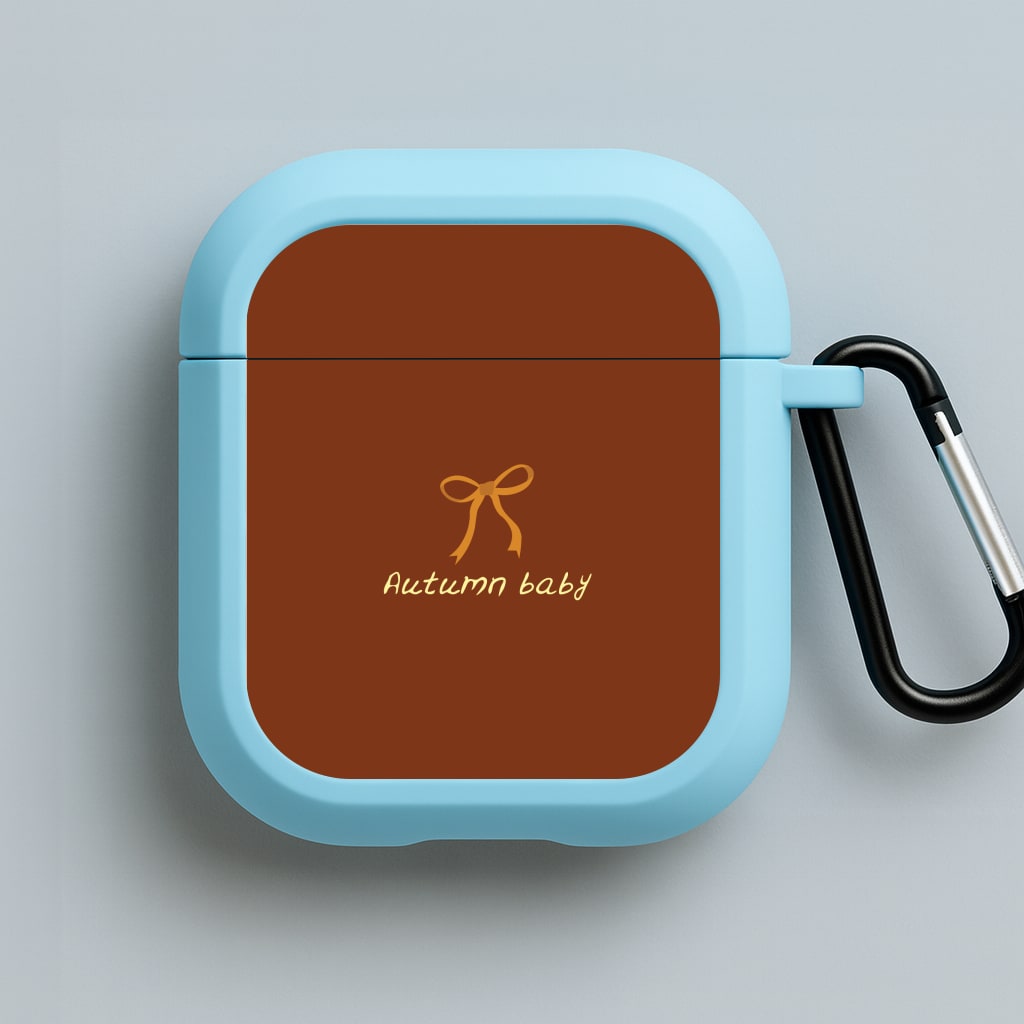 Autumn Baby Blue AirPods Case