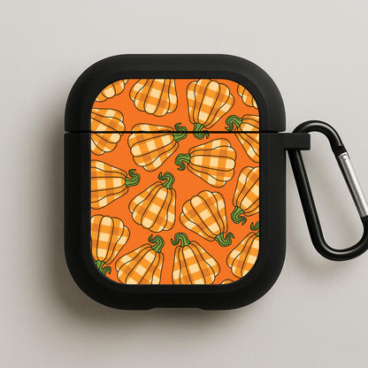 Tartan Pumpkins Pattern AirPods Case