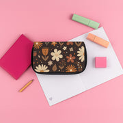 Espresso Folk Blooms Pencil Case 3