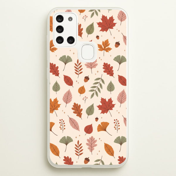 Autumn Leaf Scatter Phone Case - Galaxy A21s / Standard