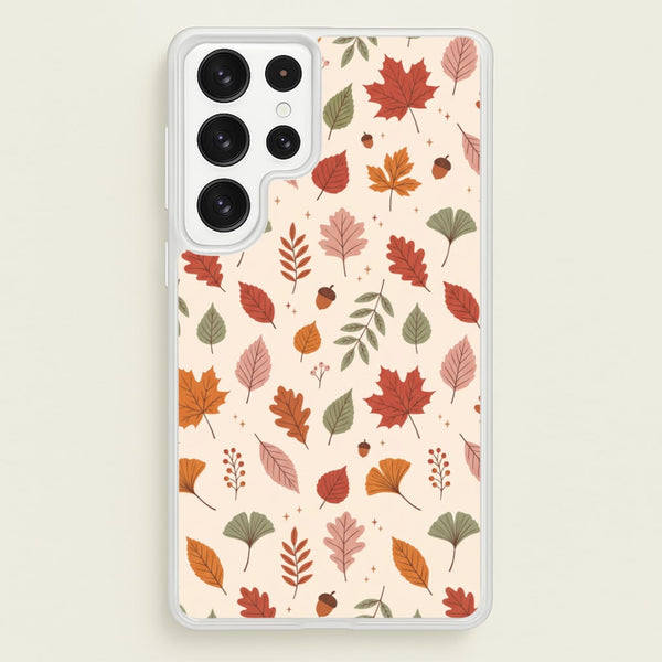 Autumn Leaf Scatter Phone Case - Galaxy S23 Ultra / Standard