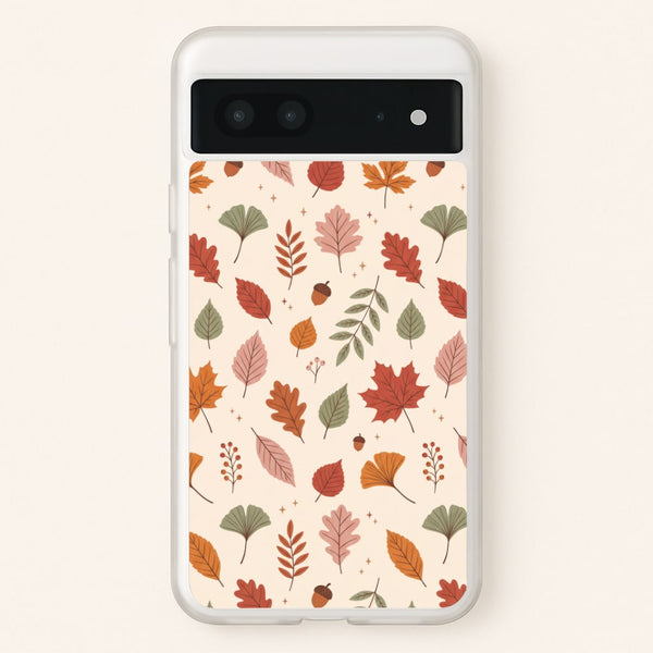 Autumn Leaf Scatter Phone Case - Google Pixel 7 / Standard