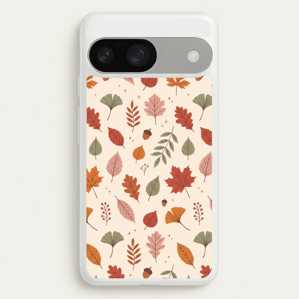Autumn Leaf Scatter Phone Case - Google Pixel 9 / 9 Pro / Standard
