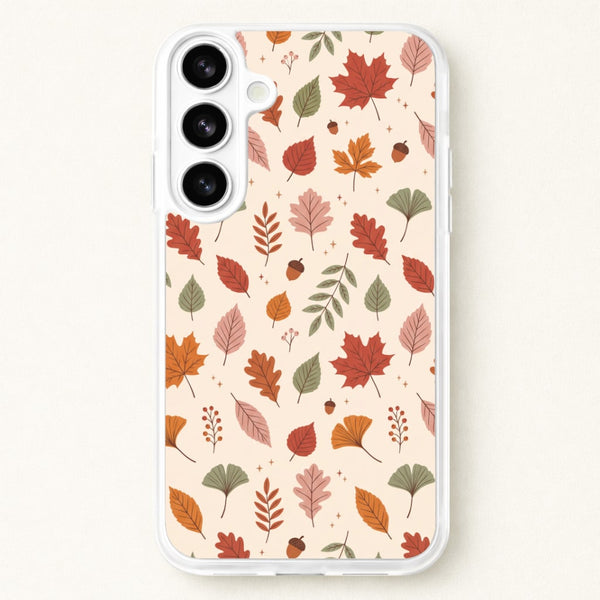 Autumn Leaf Scatter Phone Case - Galaxy S26 Plus / Standard