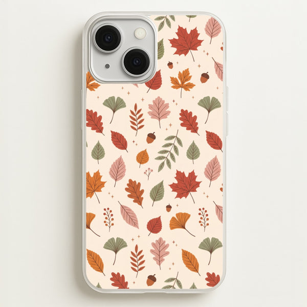 Autumn Leaf Scatter Phone Case - iPhone 13 Mini / Standard