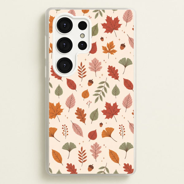 Autumn Leaf Scatter Phone Case - Galaxy S25 Ultra / Standard