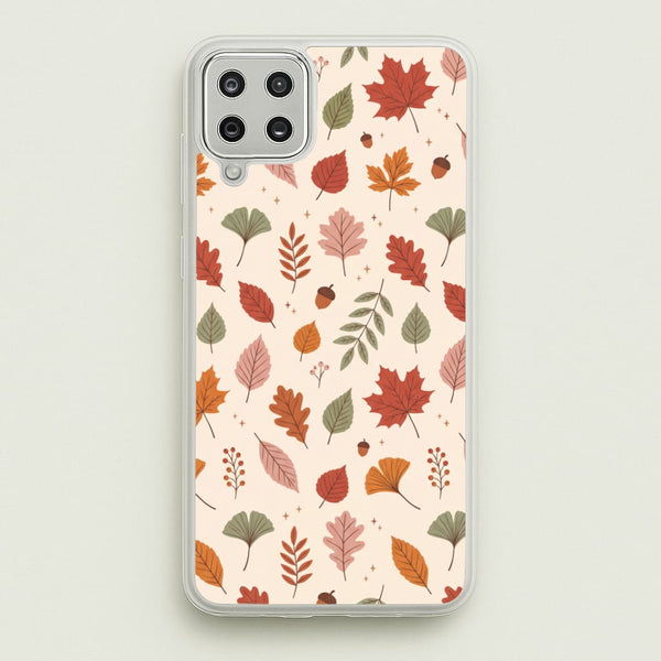 Autumn Leaf Scatter Phone Case - Galaxy A12 / Standard