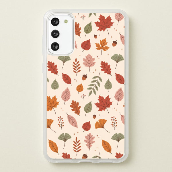 Autumn Leaf Scatter Phone Case - Galaxy A41 / Standard