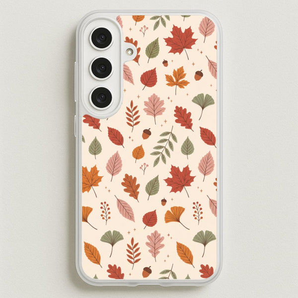 Autumn Leaf Scatter Phone Case - Galaxy S25FE / Standard