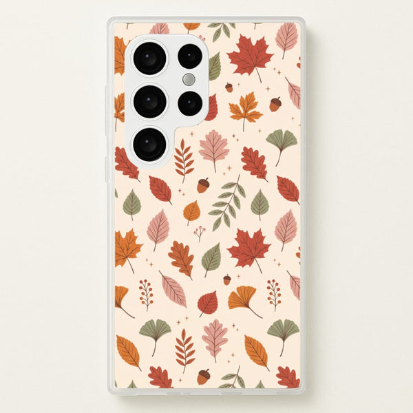 Autumn Leaf Scatter Phone Case - Galaxy S24 Ultra / Standard