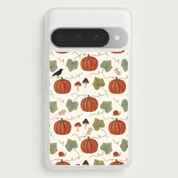 Pumpkin Vine Cottage Phone Case - Google Pixel 10 Pro XL / Standard