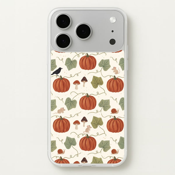 Pumpkin Vine Cottage Phone Case - iPhone 17 Pro / Standard