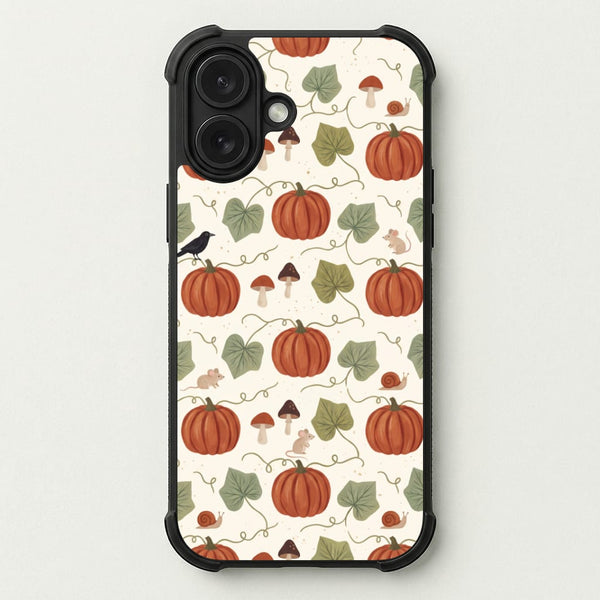 Pumpkin Vine Cottage Phone Case — Bumper case