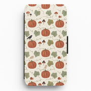 Pumpkin Vine Cottage Wallet Phone Case 1