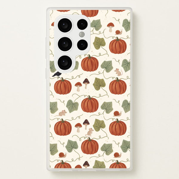 Pumpkin Vine Cottage Phone Case - Galaxy S24 Ultra / Standard
