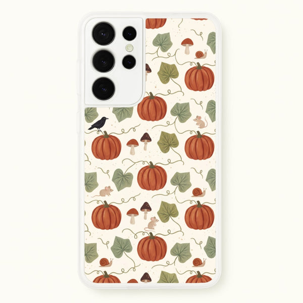 Pumpkin Vine Cottage Phone Case - Galaxy S21 Ultra / Standard