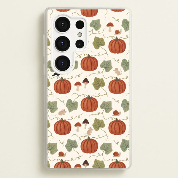 Pumpkin Vine Cottage Phone Case - Galaxy S25 Ultra / Standard