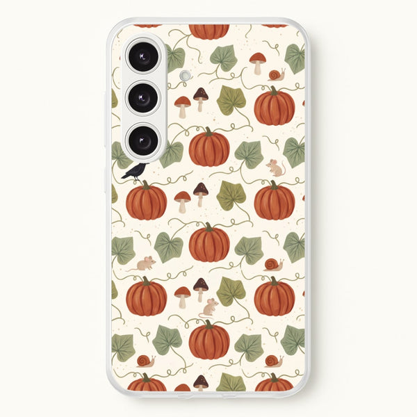 Pumpkin Vine Cottage Phone Case - Galaxy S24 Plus / Standard