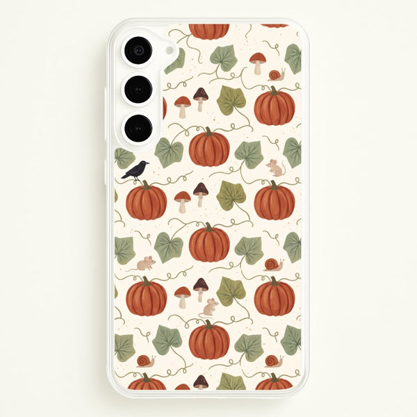 Pumpkin Vine Cottage Phone Case - Galaxy S23 Plus / Standard