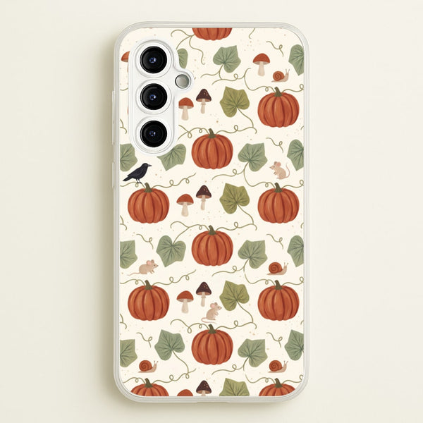 Pumpkin Vine Cottage Phone Case - Galaxy A54 / Standard