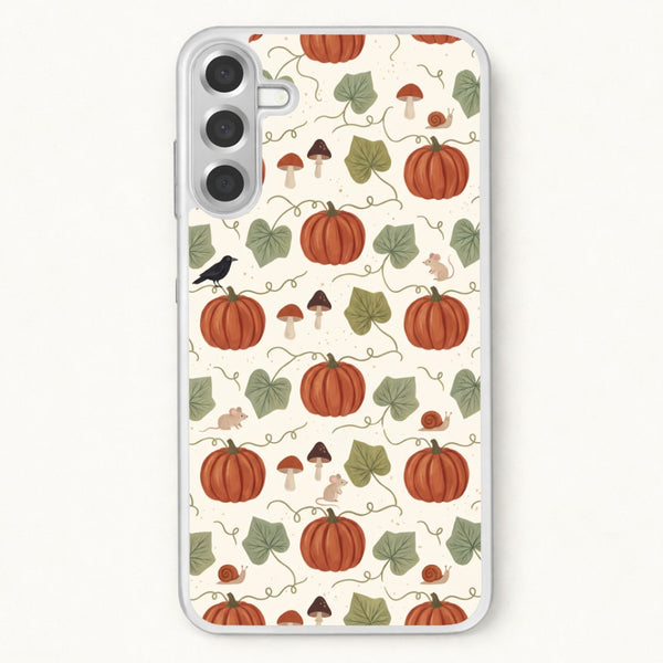 Pumpkin Vine Cottage Phone Case - Galaxy A17 / Standard