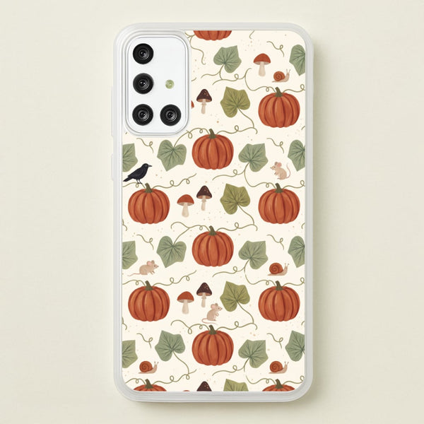 Pumpkin Vine Cottage Phone Case - Galaxy A71 / Standard