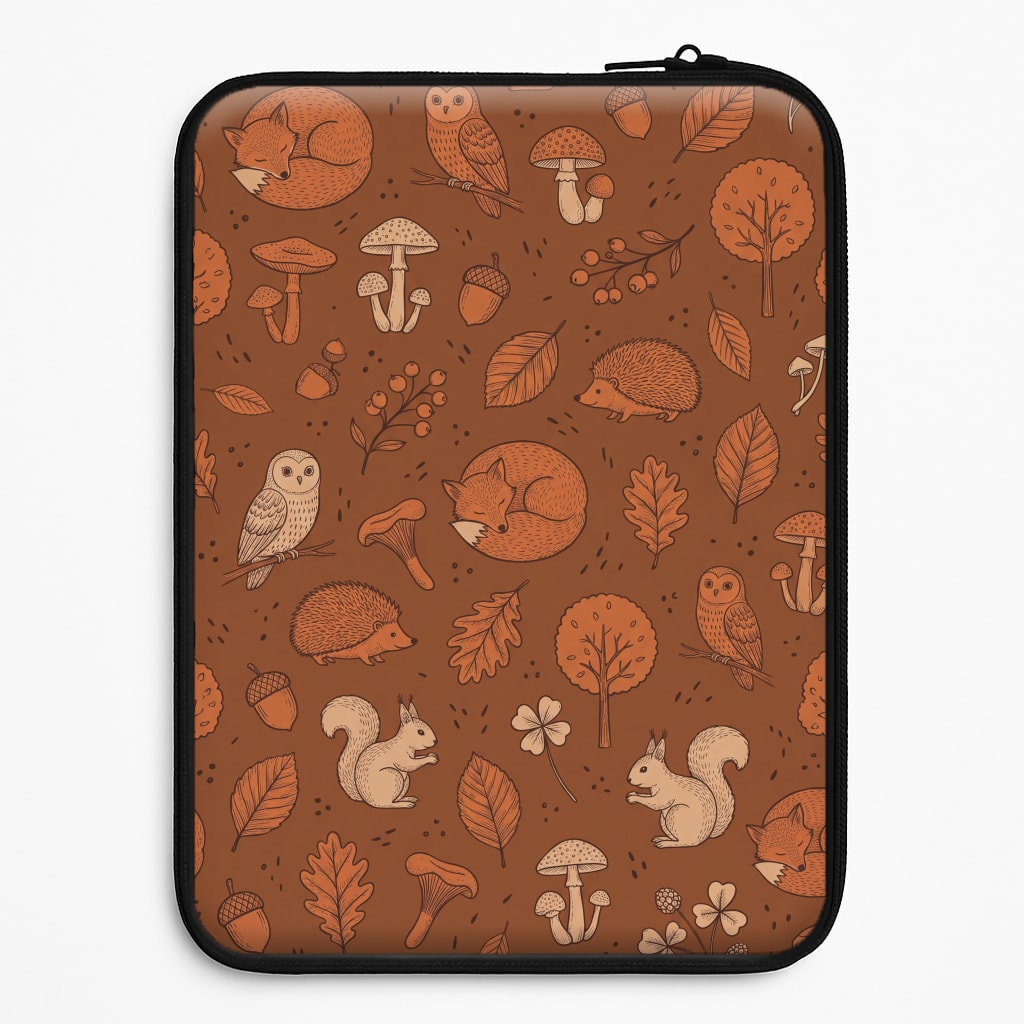 Woodland Folk Toss Laptop Sleeve